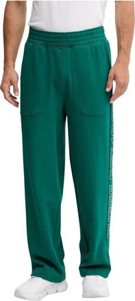 Guess Trainingsbroeken - Heren - Sweatpants - Groen - M - Katoen - Broeken