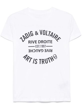 Zadig&Voltaire Walk T-shirt - women - Organic Cotton - L - White