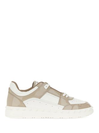 Valentino Garavani White Color Block Sneakers
