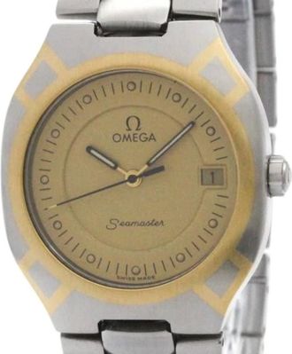 Omega Pre-owned Watches, male, Yellow, Size: ONE SIZE Pre-owned Seamaster 396.1022 Wristwatch