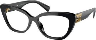 Miu Miu Glasses, female, Black, 55 MM, Cat-Eye Eyeglasses