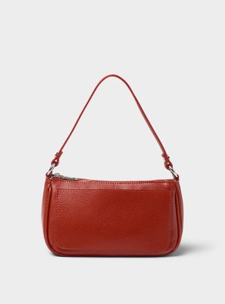 Simons Womens Pebbled leather crossbody bag Exclusive collection from Italy