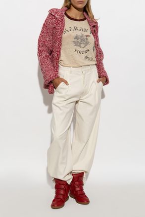 Isabel Marant T-shirt Kiliann, Womens, Beige