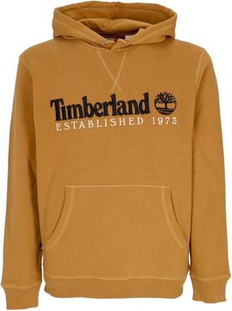 Timberland Vintage Logo Hoodie Wheat - Heren - Hoodies - Bruin - S - Katoen - Hoodies & sweatvesten