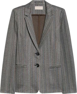 iBlues Iblmilanostyle Blazer - Dames - Blazers - Bruin - L - Polyester - Jassen