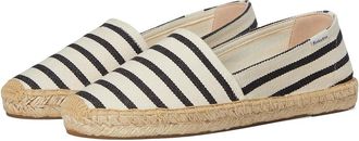 Soludos Original Espadrille Womens Shoes Ivory / Black : 11 B - Medium, Leather