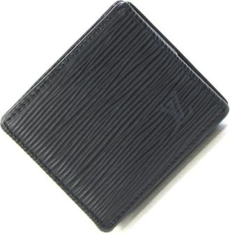 Louis Vuitton Pre-owned Coin Purse - Heren - Vintage Accessoires - Zwart - ONE Size - Leer - Vintage