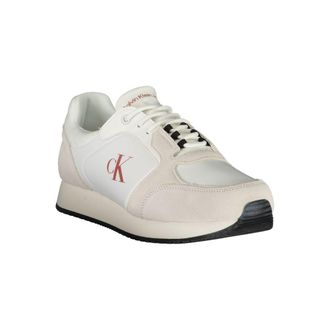 Calvin Klein Recycled Cotton Blend Sneakers - White