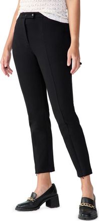 Sanctuary Starlight Ankle Zip Stretch Pants in Black at Nordstrom, Size Large