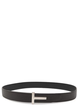 Tom Ford Reversible Grained Leather Belt - No Colour - 100 (L)
