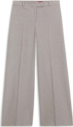 HUGO BOSS Herberta Pantaloni Ampi - - Trousers - Donna - Beige - M