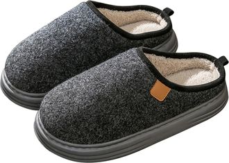 Generic Cozy Home Memory Foam Slippers, Indoor Outdoor House Shoes, Fleece Lined, Non-Slip Sole, Multiple Colors Available
