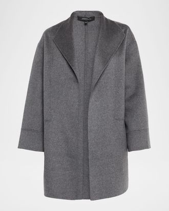 Neiman Marcus Double-Faced Cashmere Cardigan