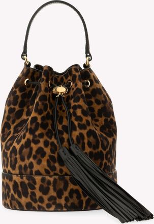 Gianvito Rossi Sienna Crossbody Bag in Leopard Print Suede at Nordstrom