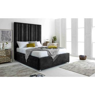 Casa Madrid Granite Oakland Fabric Small Double Bed Frame