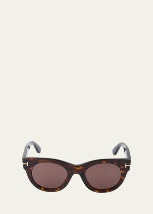 Tom Ford Marine 50MM Round Sunglasses