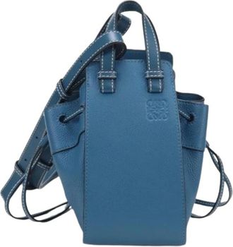 Loewe Pre-owned Bucket Bags, female, Blue, Size: ONE SIZE Pre-owned Bucket Shoulder Bag