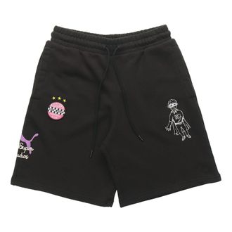 Puma x Kidsuper Studios Shorts Black White Purple Pink 530551-01