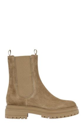 Gianvito Rossi Chester Booties in Beige at Nordstrom, Size 41.5