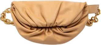 Bottega Veneta Pre-owned Belt Bags, female, Brown, Size: ONE SIZE Pre-owned Belt Chain Pouch