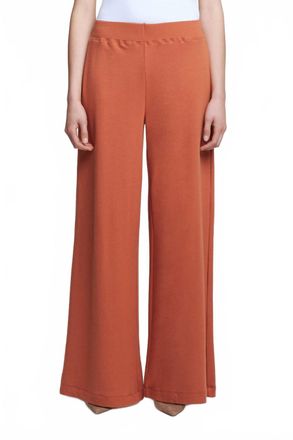 L'agence Campbell High Rise Wide Leg Pant In Rust