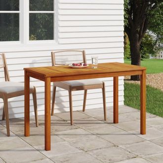 vidaXL Patio Table 43.3x21.7x26.4 Solid Wood Acacia