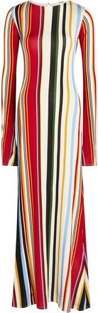 Cala de la Cruz Amay Striped Stretch-jersey Maxi Dress - Stripe - S (UK8-10 / S)