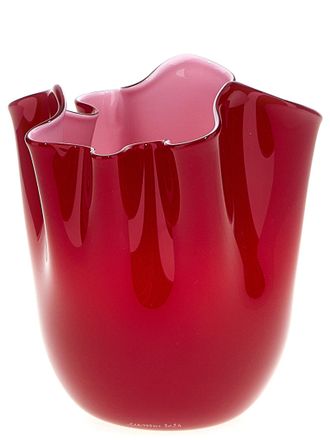 VENINI Fazzoletto Vases Red