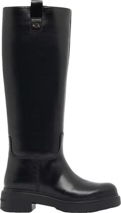 A|X Armani Exchange Hoge Laarzen - Dames - Hoge Laarzen - Zwart - 40 EU - Polyester - Schoenen