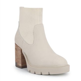 Vintage Havana Vedder Bootie In Off White