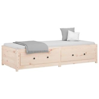 Berkfield Home Beautiful Day Bed 90x200 cm Solid Wood Pine in Natural