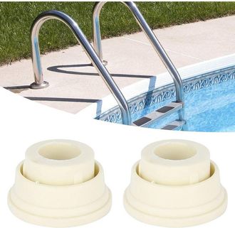 OEM 2 Topes Para Escaleras, Topes De Goma De Agarre &Uacute;nico Para Escaleras Mec&aacute;nicas Y Piscinas De Hoteles (blanco)