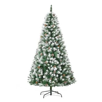 OEM &Aacute;rbol De Navidad Artificial 180 Cm Con Nieve Con 800 Ramas 61 Pi&ntilde;as Decoraci&oacute;n Navide&ntilde;a Para Interiores Verde
