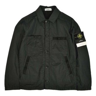 Stone Island Seersucker-TC Jacket Black 721544229-V0029