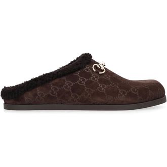 Gucci Slippers, female, Brown, Size: 8 US Sabot