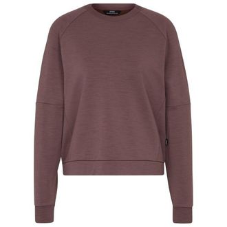 Stoic MerinoFleece270 MMXX. Lulea Crew Merinopullover f&uuml;r Damen | braun