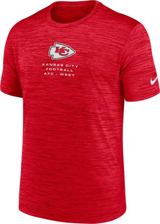 Nike Kansas City Chiefs Velocity Nike Mens Dri-FIT NFL T-Shirt in Red | NKPQ65N7G-QMV