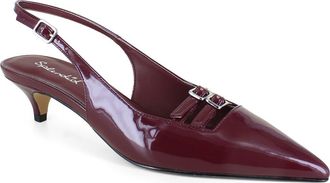 Splendid Vivi Pointed Toe Slingback Pump in Wine at Nordstrom, Size 7.5