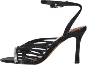 Kurt Geiger Sandalo con Tacco e Cristalli - - Shoes - Donna - Nero - 40 EU