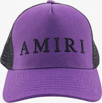 Amiri Logo Trucker Hat - Purple