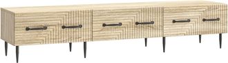 vidaXL Mueble De Tv Con Caj&oacute;n Roble Sonoma 147 X 34,5 X 30 Cm Vidaxl