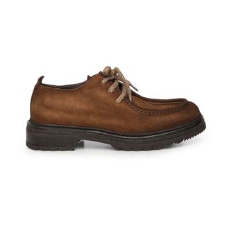 Giuliano Galiano Veterschoenen - Heren - Veterschoenen - Bruin - 45 EU - Su&egrave;de - Schoenen