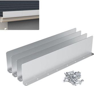 OEM Deflectores De Techo Antisalpicaduras De 4 Piezas, Protecci&oacute;n Para Canalones Y Paredes, Inversor De Lluvia, F&aacute;cil Instalaci&oacute;n Para Jard&iacute;n Y Hogar