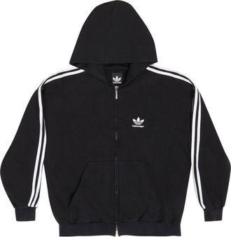 Balenciaga x adidas Zip-Up Hoodie Black White 723754TNVN28482