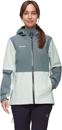 Mammut Linard Guide Hs Hooded Jacket - Womens in Silver Sage/strata at Nordstrom, Size X-Small