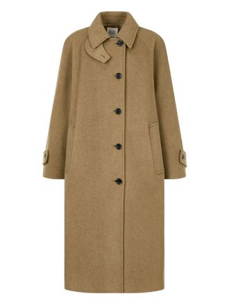 STUDIO TOMBOY single-breasted coat - women - Wool/Polyester - S - Neutrals