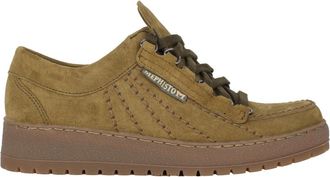 Mephisto Groene Rainbow Veterschoenen - Heren - Sneakers - Groen - 42 1/2 EU - Su&egrave;de - Schoenen