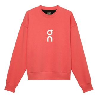 On Running (WMNS) On Running Club Crew Sweatshirt Red 1WE10470244