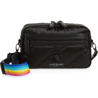 Kurt Geiger Rainbow Crossbody Bag in Black at Nordstrom Rack