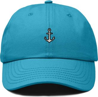 Dalix Anchor Dad Cap in Teal at Nordstrom